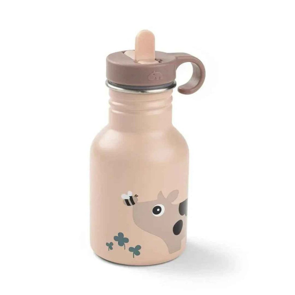 Gourde inox tiny farm rose 350 ml Done by deer