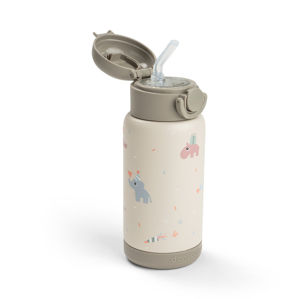 Gourde à paille isotherme celebration sable 340 ml Done by deer