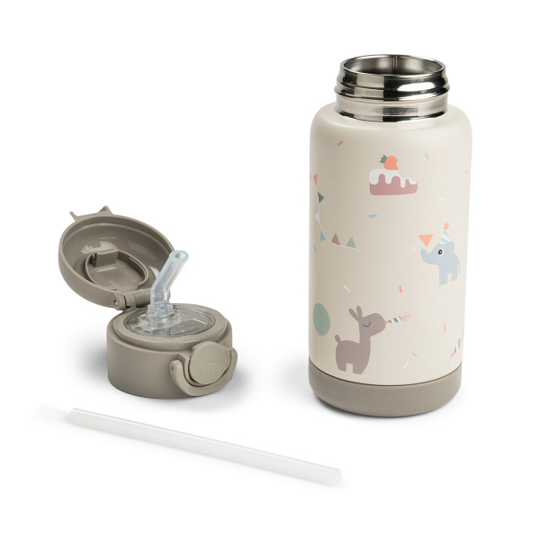 Gourde à paille isotherme celebration sable 340 ml Done by deer