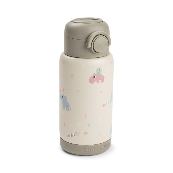 Gourde à paille isotherme celebration sable 340 ml Done by deer