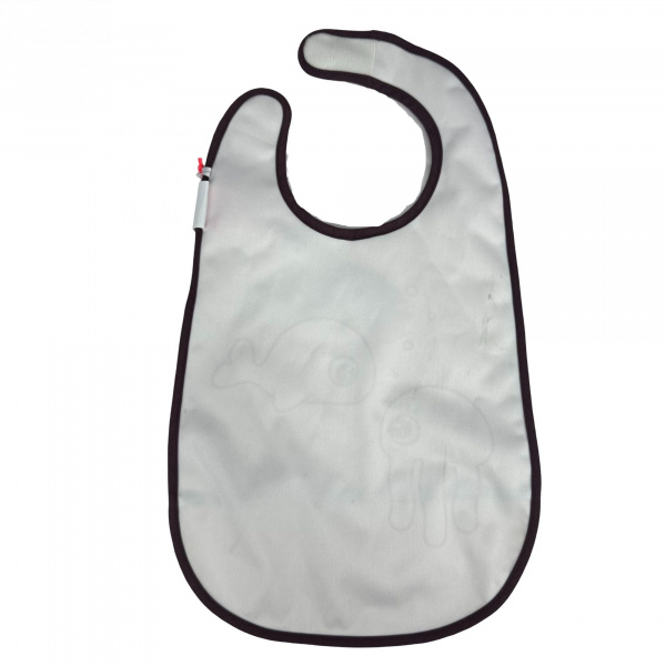 Les imparfaits - bavoir velcro sea friends rose Done by deer