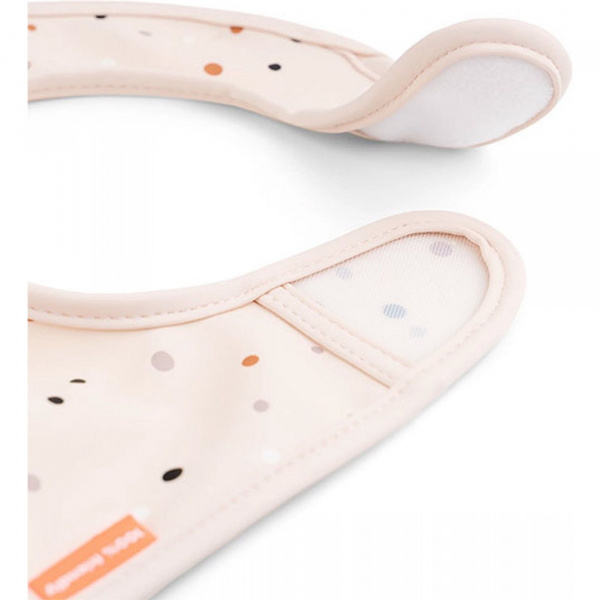 Lot de 2 bavoirs velcro ozzo rose Done by deer