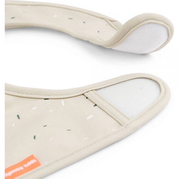 Lot de 2 bavoirs velcro lalee sable Done by deer