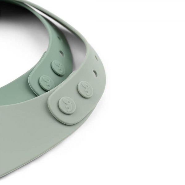 Lot de 2 bavoirs récupérateurs lalee sable/vert Done by deer