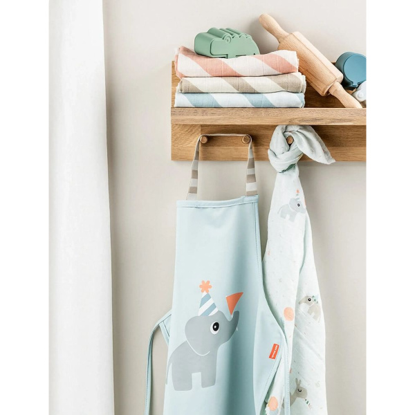 Tablier imperméable pour enfants celebration bleu Done by deer