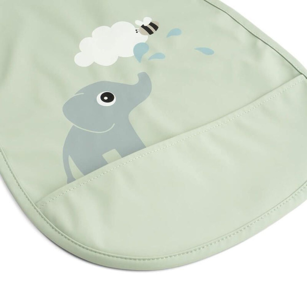 Bavoir élastique elphee vert Done by deer