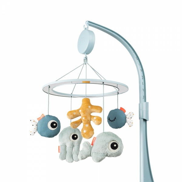 Mobile musical miroir sea friends bleu Done by deer