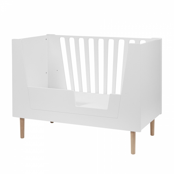 Lit de bébé évolutif 60 x 120 cm blanc Done by deer