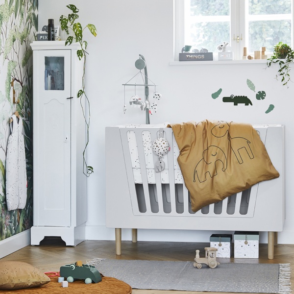 Lit de bébé évolutif 60 x 120 cm blanc Done by deer