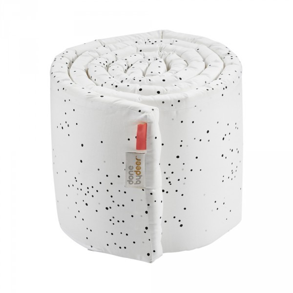 Tour de lit bébé dreamy dots white