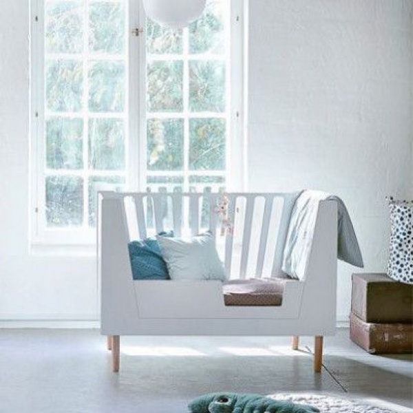 Barrière de lit 60 x 120 cm blanc Done by deer