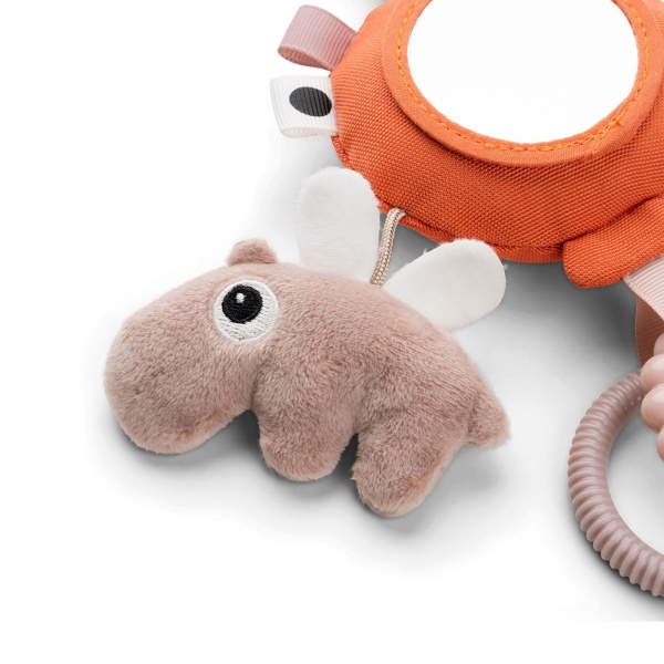 Hochet à suspendre happy clouds papaye Done by deer