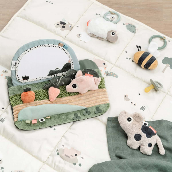 Miroir d'éveil tummy time tiny farm Done by deer