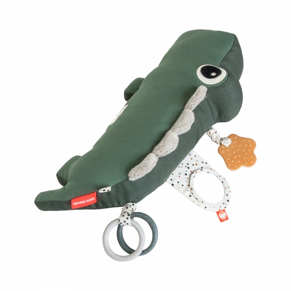 Jouet d'éveil bébé croco d'activité green Done by deer