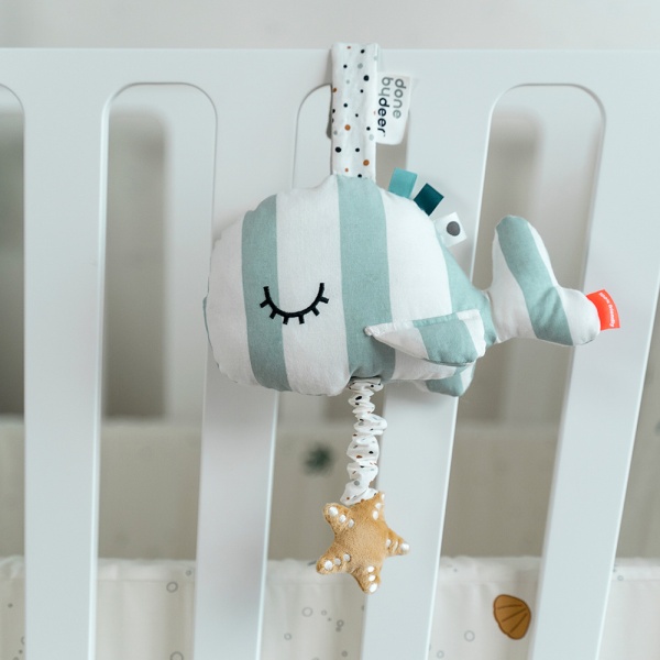 Peluche musicale wally bleu Done by deer