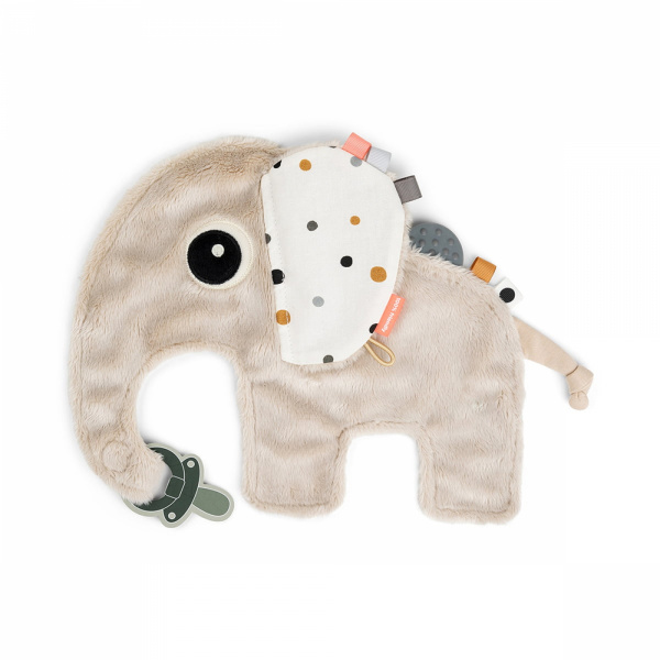Doudou attache-sucette elphee sable Done by deer