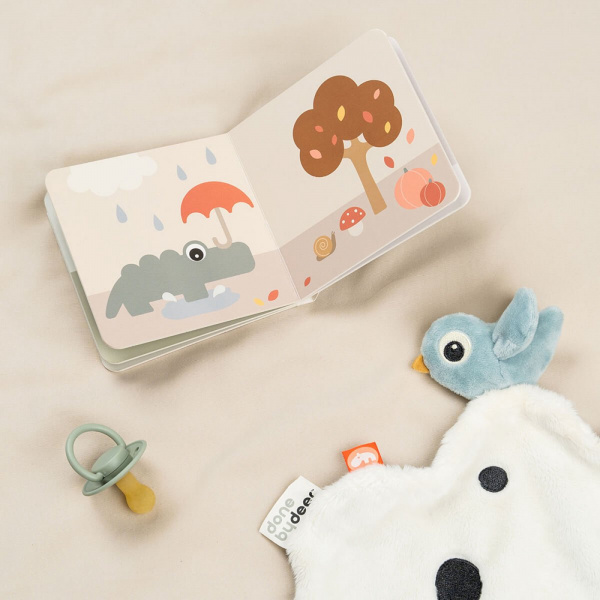 Livre d'éveil croco multicolore Done by deer