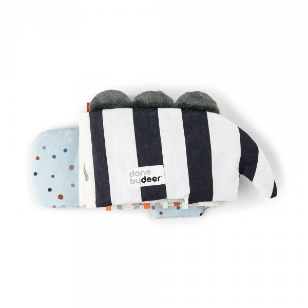 Livre d'éveil croco vert Done by deer