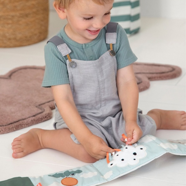 Livre d'éveil croco vert Done by deer