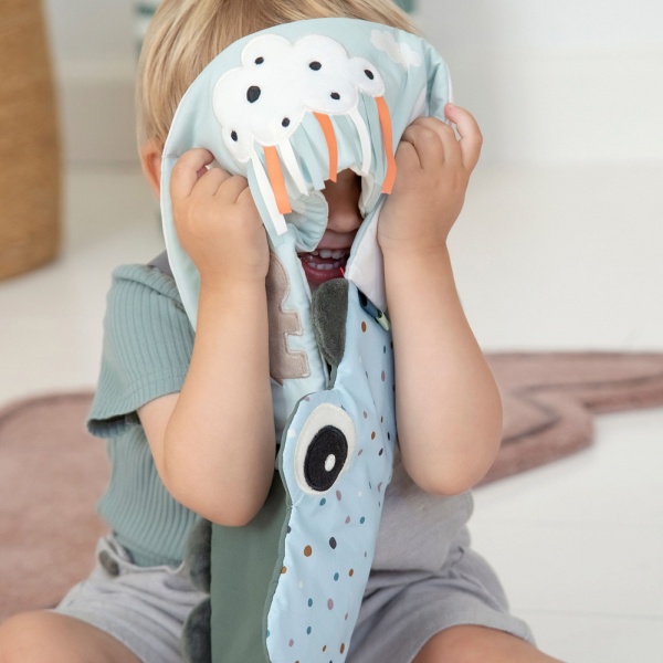 Livre d'éveil croco vert Done by deer