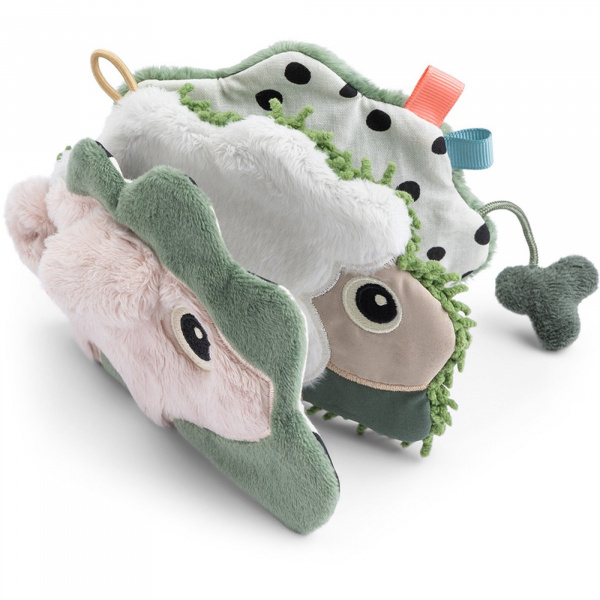 Livre d'éveil sensoriel tiny farm multicolore Done by deer