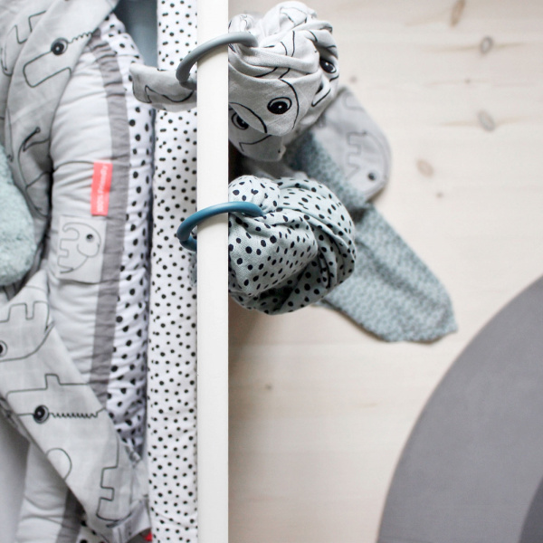 Lot de 2 petits langes contour bleu Done by deer