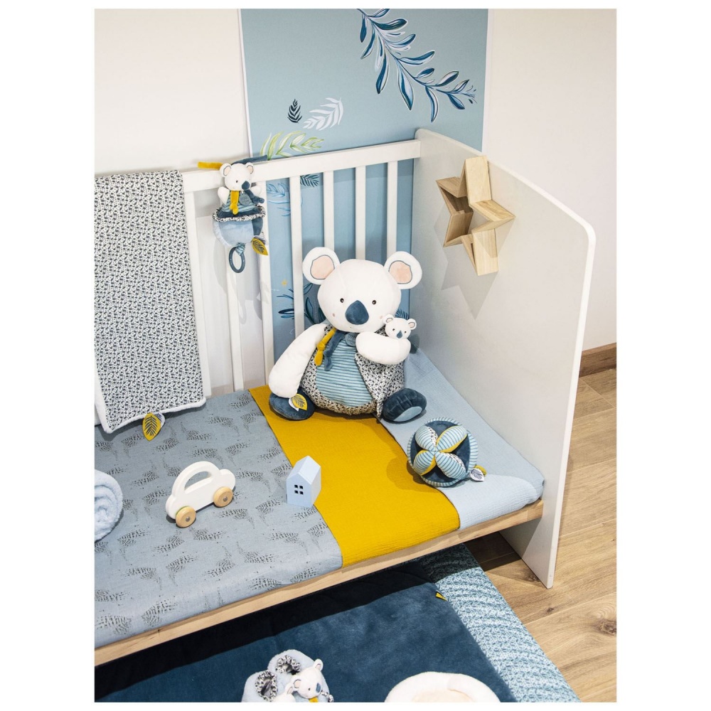 Tapis de Parc Panda gris - Doudou et compagnie