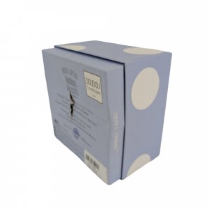 Les imparfaits - peluche lapin bonbon 25 cm bleu Doudou et compagnie
