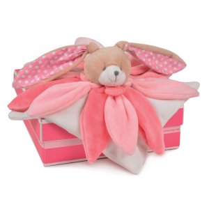 Doudou collector lapin rose Doudou et compagnie