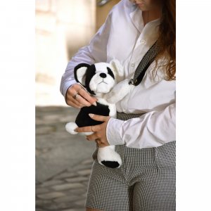 Sac bandoulière en peluche 30 cm Doudou et compagnie