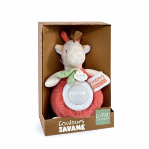 Veilleuse couleurs savane girafe Doudou et compagnie