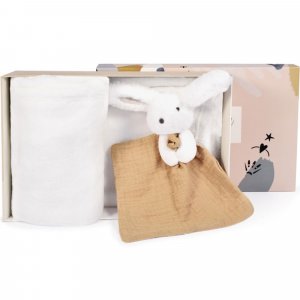 Coffret plaid et doudou happy wild Doudou et compagnie