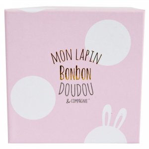 Chaussons 0-6 mois lapin bonbon rose Doudou et compagnie