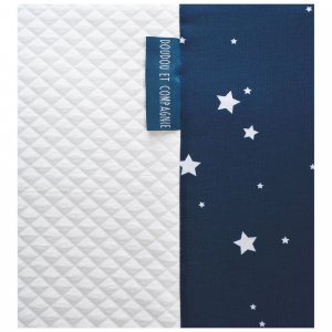 Tapis de chambre tapidou mosaïque marine / blanc Doudou et compagnie