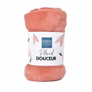 Plaid très doux pour bébé 70x100 cm Doudou et compagnie