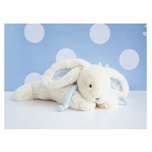 Grand doudou lapin bonbon bleu Doudou et compagnie