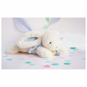 Grand doudou lapin bonbon bleu Doudou et compagnie