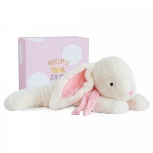Grand doudou lapin bonbon rose Doudou et compagnie