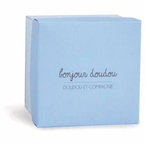 Doudou mouchoir boîte fleur lapin ciel Doudou et compagnie