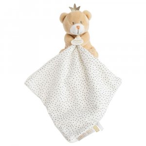 Doudou mouchoir perlidoudou ours petit roi Doudou et compagnie