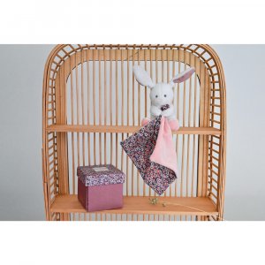 Doudou mouchoir boh'aime lapin rose Doudou et compagnie