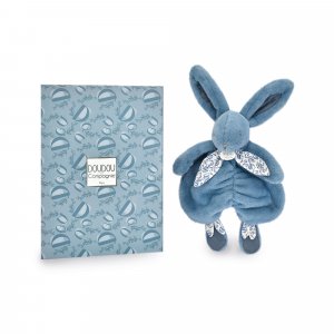 Doudou lapin plat Doudou et compagnie
