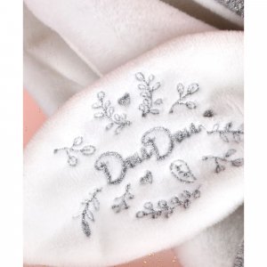 Doudou pétale plat collector ours 25 cm argent Doudou et compagnie