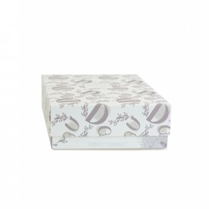 Doudou lapin mouchoir 10 cm blanc Doudou et compagnie