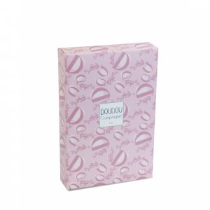 Doudou lapin mouchoir 10 cm rose Doudou et compagnie