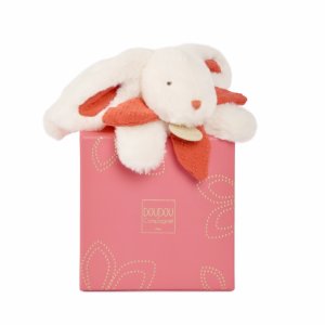 Doudou pantin lapin bonbon 20 cm terracotta Doudou et compagnie
