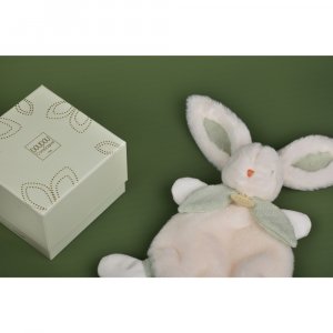 Doudou lapin bonbon 25 cm sauge Doudou et compagnie