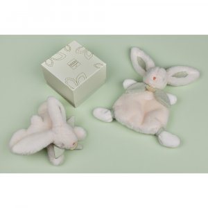 Doudou lapin bonbon 25 cm sauge Doudou et compagnie