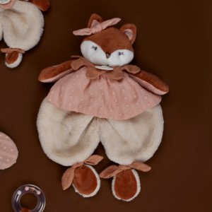 Doudou plat 29 cm mina la renarde Doudou et compagnie
