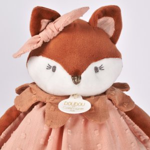 Doudou plat 29 cm mina la renarde Doudou et compagnie